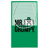 Herr Grumpy | Peeking Head over Name Kleine Geschenktüte (Rückseite)