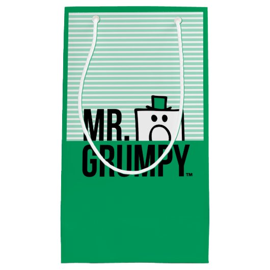 Herr Grumpy | Peeking Head over Name Kleine Geschenktüte (Vorderseite)