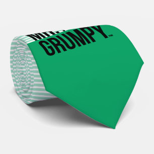 Herr Grumpy   Peeking Head over Name Krawatte