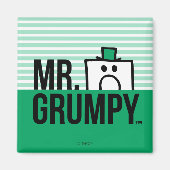Herr Grumpy | Peeking Head over Name Magnet (Vorne)