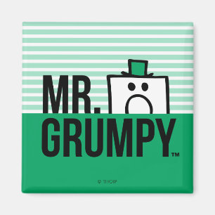 Herr Grumpy   Peeking Head over Name Magnet