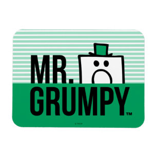 Herr Grumpy   Peeking Head over Name Magnet