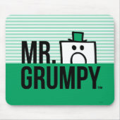 Herr Grumpy | Peeking Head over Name Mousepad (Vorne)