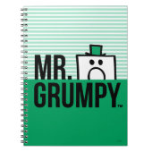 Herr Grumpy | Peeking Head over Name Notizblock (Vorderseite)
