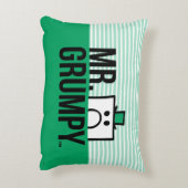 Herr Grumpy | Peeking Head over Name Zierkissen (Rückseite(Vertikal))