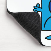 Herr Grumpy | Stirnrunzelndes Gesicht Mousepad (Ecke)