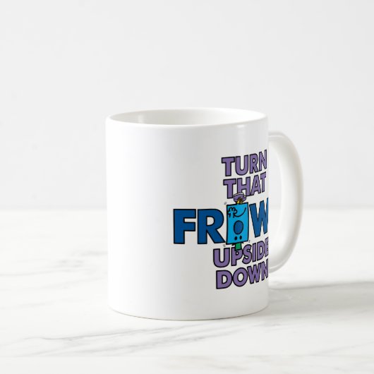 Herr Grumpy | Umdrehung des Frosches um den Kopf Kaffeetasse (VorderseiteRechts)