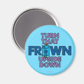 Herr Grumpy | Umdrehung des Frosches um den Kopf Magnet (Vorderseite/Rückseite)