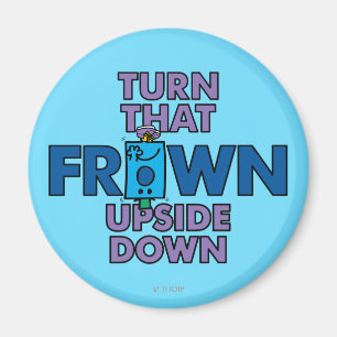 Herr Grumpy   Umdrehung des Frosches um den Kopf Magnet