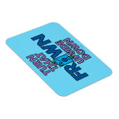 Herr Grumpy | Umdrehung des Frosches um den Kopf Magnet (Rechte Seite)