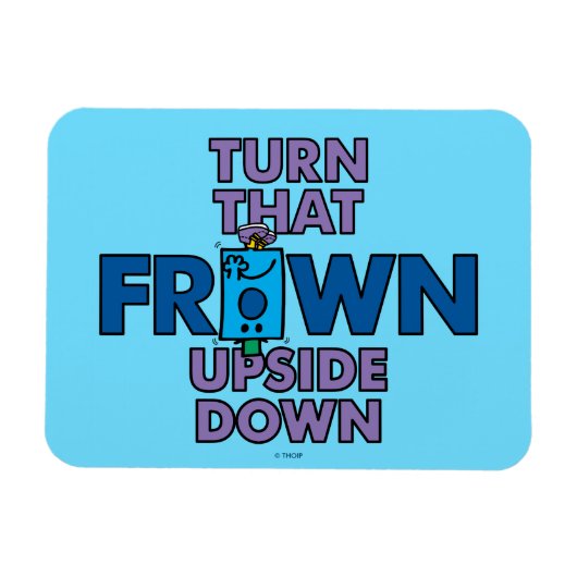 Herr Grumpy | Umdrehung des Frosches um den Kopf Magnet (Horizontal)