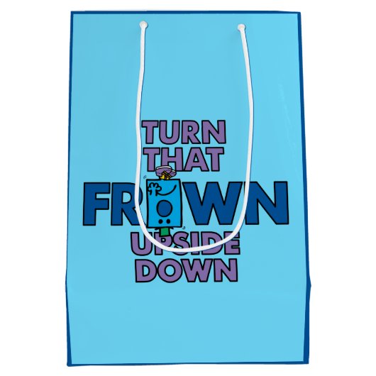 Herr Grumpy | Umdrehung des Frosches um den Kopf Mittlere Geschenktüte (Rückseite)