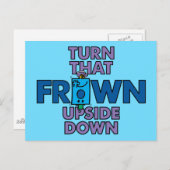 Herr Grumpy | Umdrehung des Frosches um den Kopf Postkarte (Vorne/Hinten)