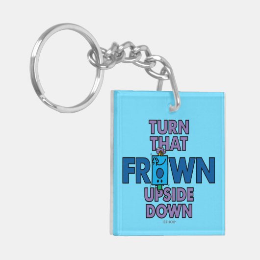 Herr Grumpy | Umdrehung des Frosches um den Kopf Schlüsselanhänger (Vorderseite links)