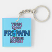 Herr Grumpy | Umdrehung des Frosches um den Kopf Schlüsselanhänger (Rückseite)