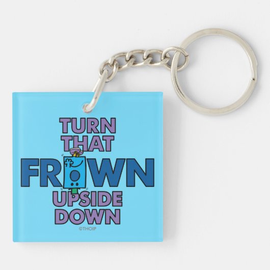 Herr Grumpy | Umdrehung des Frosches um den Kopf Schlüsselanhänger (Rückseite)