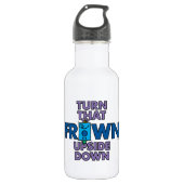 Herr Grumpy | Umdrehung des Frosches um den Kopf Trinkflasche (Vorderseite)