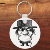Herr Grumpyhead Schlüsselanhänger (Vorderseite)