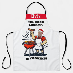 Herr Gut Aussehender Apron - Personalisiertes Foto Schürze