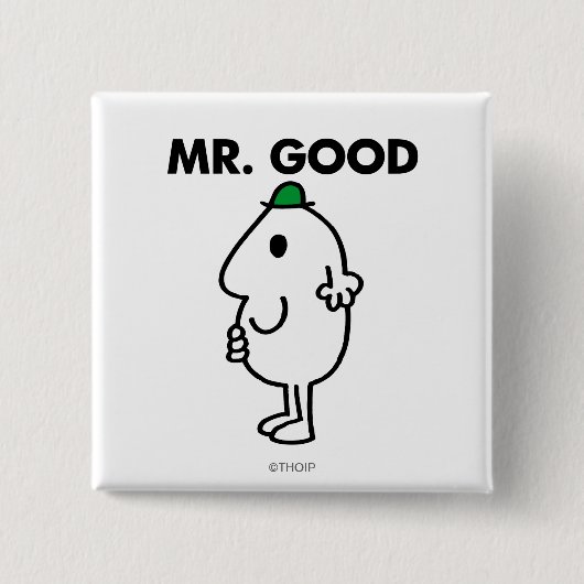 Herr Gut | Grüne Mütze Button (Vorderseite)