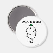 Herr Gut | Grüner Hut Magnet (Vorderseite/Rückseite)