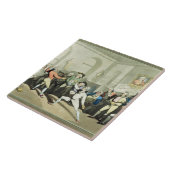 Herr H Angelo Fencing Academy, graviert von Fliese (Seite)