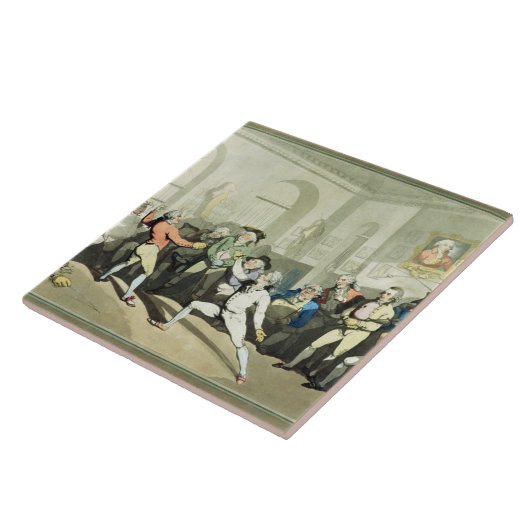 Herr H Angelo Fencing Academy, graviert von Fliese (Seite)