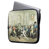 Herr H Angelo Fencing Academy, graviert von Laptopschutzhülle (Vorderseite Links)