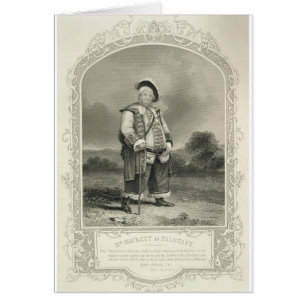 Herr Hackett als Falstaff, in Henry IV (Tat I des