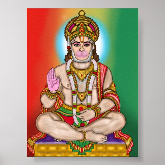 Herr Hanuman Poster (Vorne)