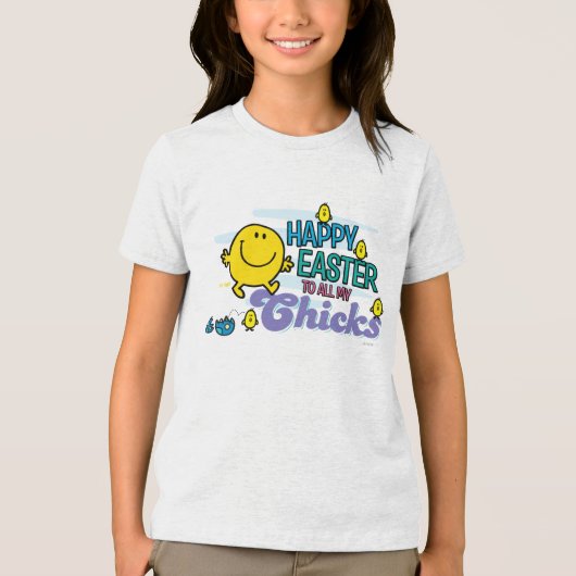 Herr Happy | fröhliche Ostern zu allen meinen Tri-Blend Shirt (Vorderseite)