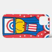 Herr Happy im Podium Case-Mate iPhone Hülle (Rückseite (Horizontal))