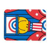 Herr Happy im Podium Magnet (Horizontal)