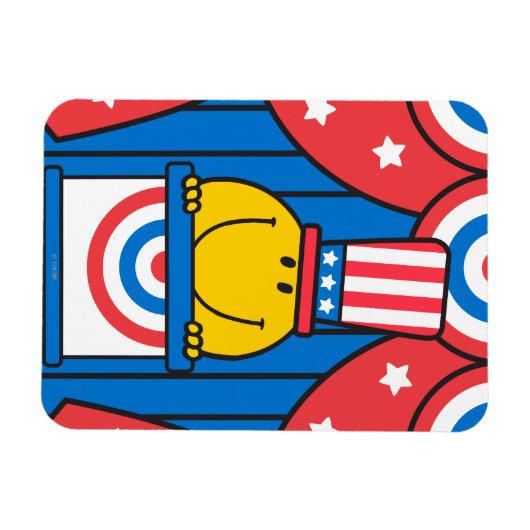 Herr Happy im Podium Magnet (Horizontal)