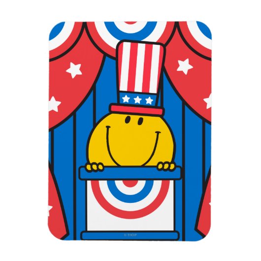 Herr Happy im Podium Magnet (Vertikal)