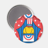 Herr Happy im Podium Magnet (Vorderseite/Rückseite)