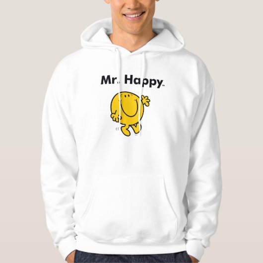 Herr Happy Is Always Happy Herr-Men | Hoodie (Vorderseite)