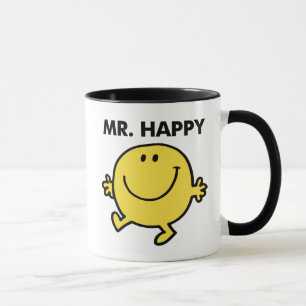 Herr Happy tanzendes u. lächelndes   Tasse