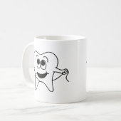 Herr Happy Tooth Kaffeetasse (Vorderseite Links)