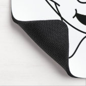 Herr Happy Tooth Mousepad (Ecke)