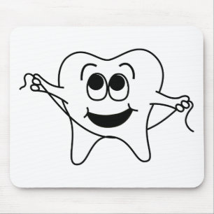 Herr Happy Tooth Mousepad