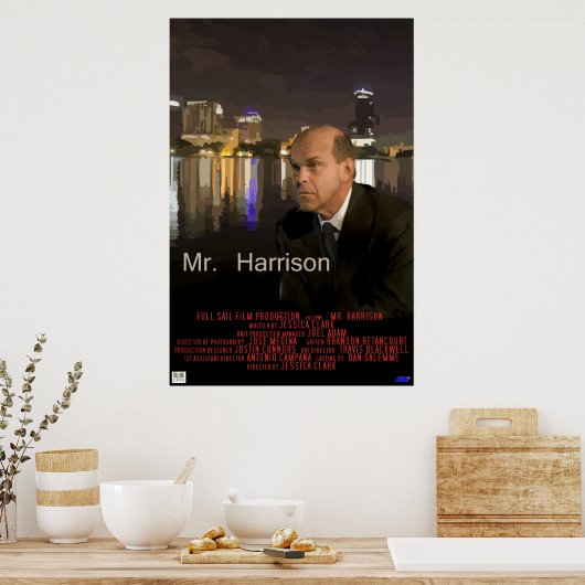 Herr Harrison Poster (Küche)