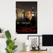 Herr Harrison Poster (Heimbüro)