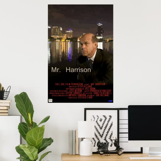 Herr Harrison Poster (Heimbüro)