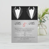 Herr Herr Bow & Einladung (Stehend Vorderseite)