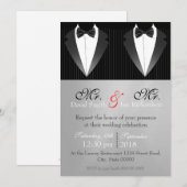 Herr Herr Bow & Einladung (Vorne/Hinten)