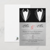Herr Herr Bow & Einladung (Vorne/Hinten)