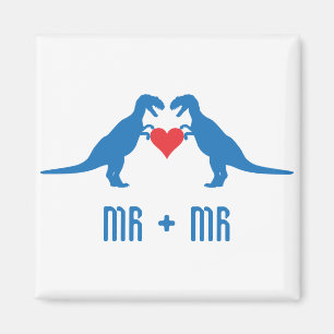 Herr+Herr - Liebe ist Liebe-Dinosaurier Magnet