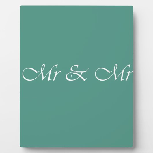Herr & Herr Typografie Fotoplatte (Vorderseite)