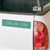 Herr & Herr Typografy Autoaufkleber (Auf Lkw)